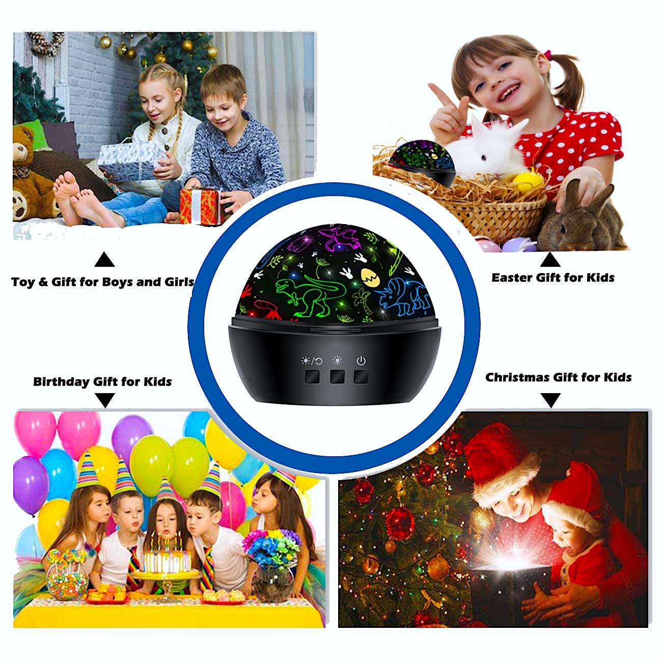 Dinosaur lamp, night light for children, dino lamp night light projector for children, dino lamp for children's room, dino