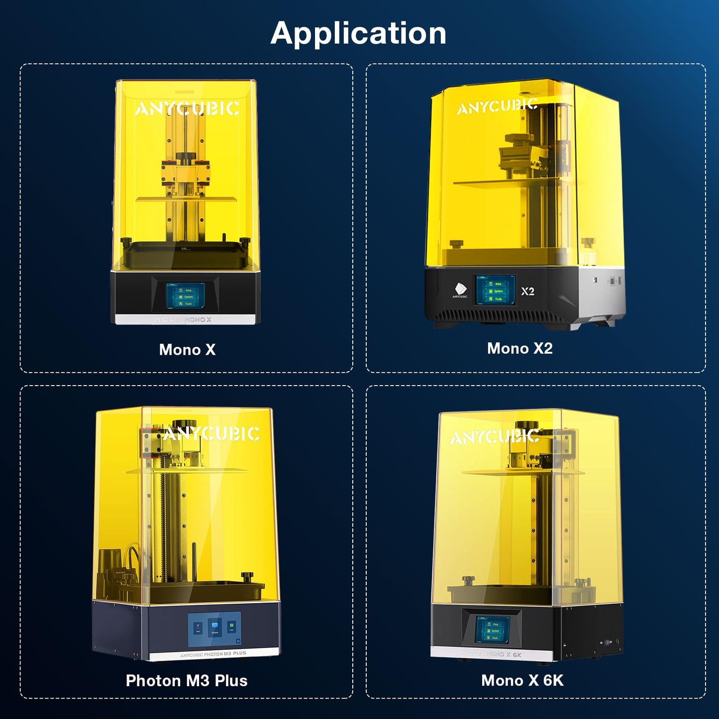 Original MONO X Resin Vat Aluminum UV Resin Tank with 1Pc 260x180mm FEP Film Pre-installed Compatible with Anycubic Photon