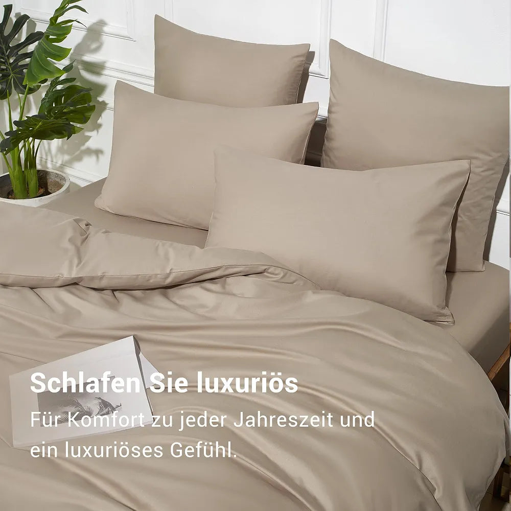 Luofanfei gultas veļas komplekts 200x200cm, elpojošs, negludināms
