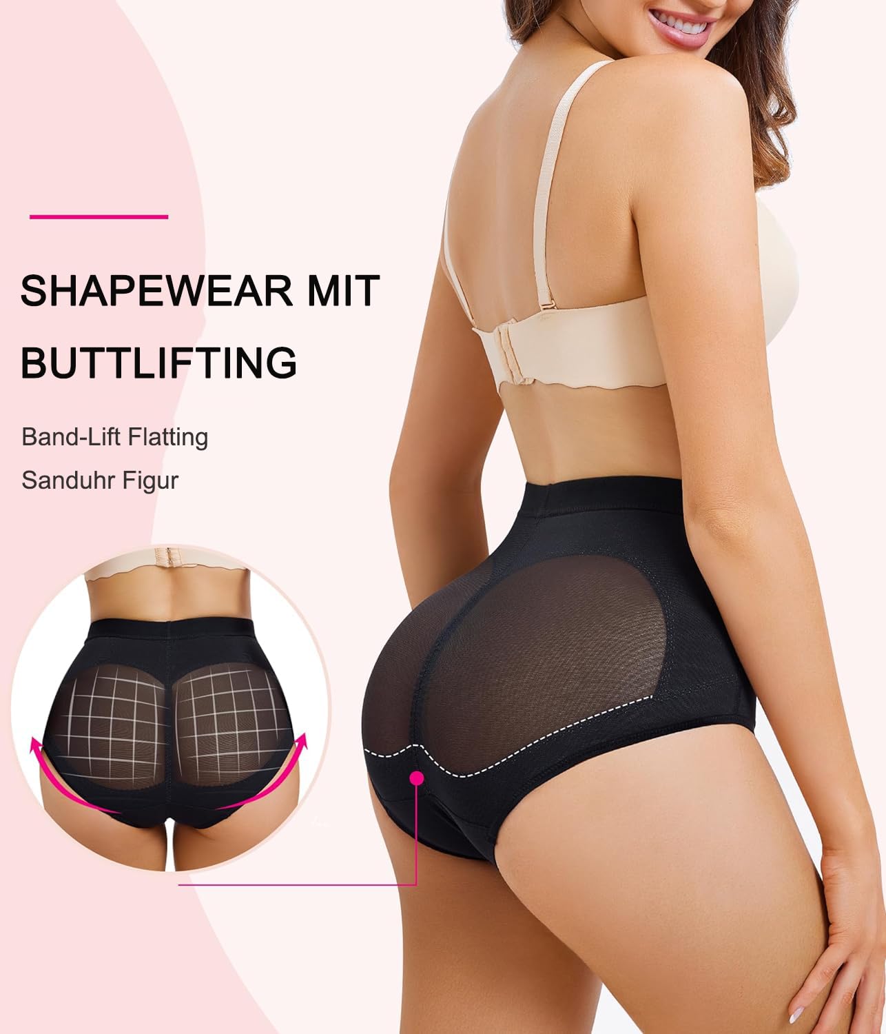 Women's Shapewear Briefs 2-Pack Tummy Control Low Waist Figure Shaping