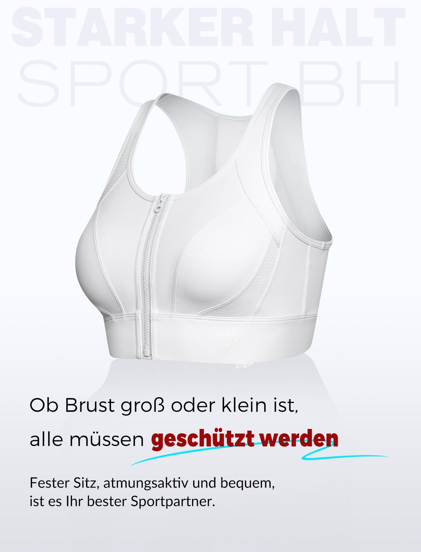Sports Bra High Support Front Closure Racerback Plus Size – Yellow M