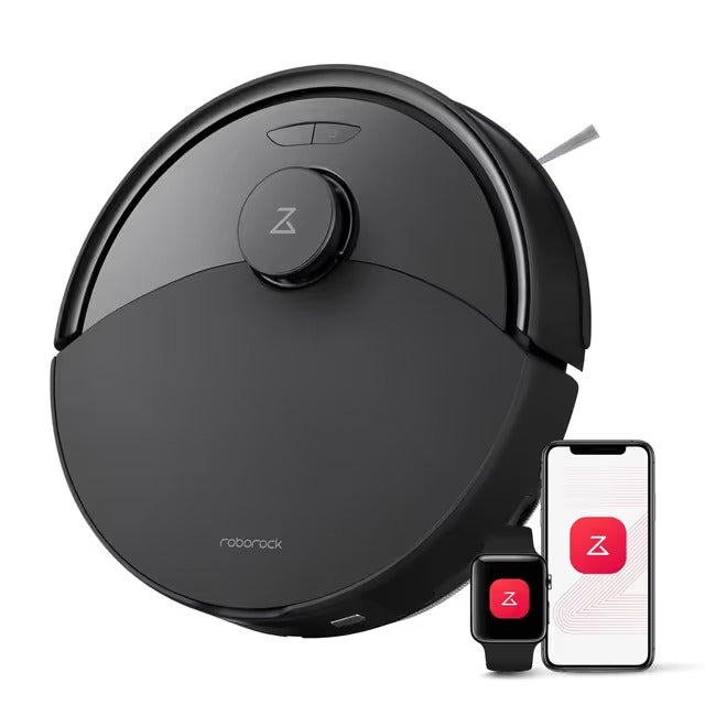 roborock Q10 X5+ Robot Vacuum Cleaner with Wiping Function, Auto Emptying Station for 7 Weeks, 10000 Pa Suction Power, Dual Anti-Tangle System, Intelligent Obstacle Avoidance, PreciSense LiDAR Navigation, White