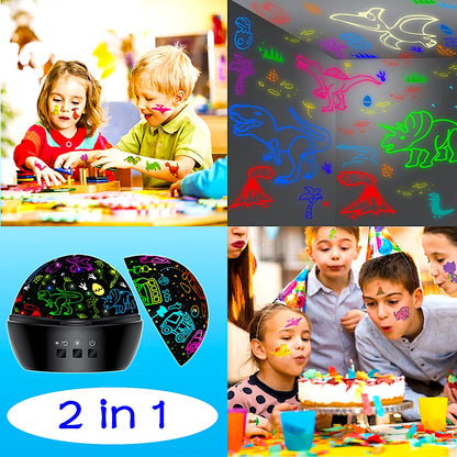 Dinosaur lamp, night light for children, dino lamp night light projector for children, dino lamp for children's room, dino