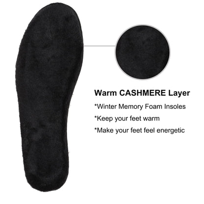 riemot Memory Foam Insoles for Men – Comfortable Black Size 41 EU