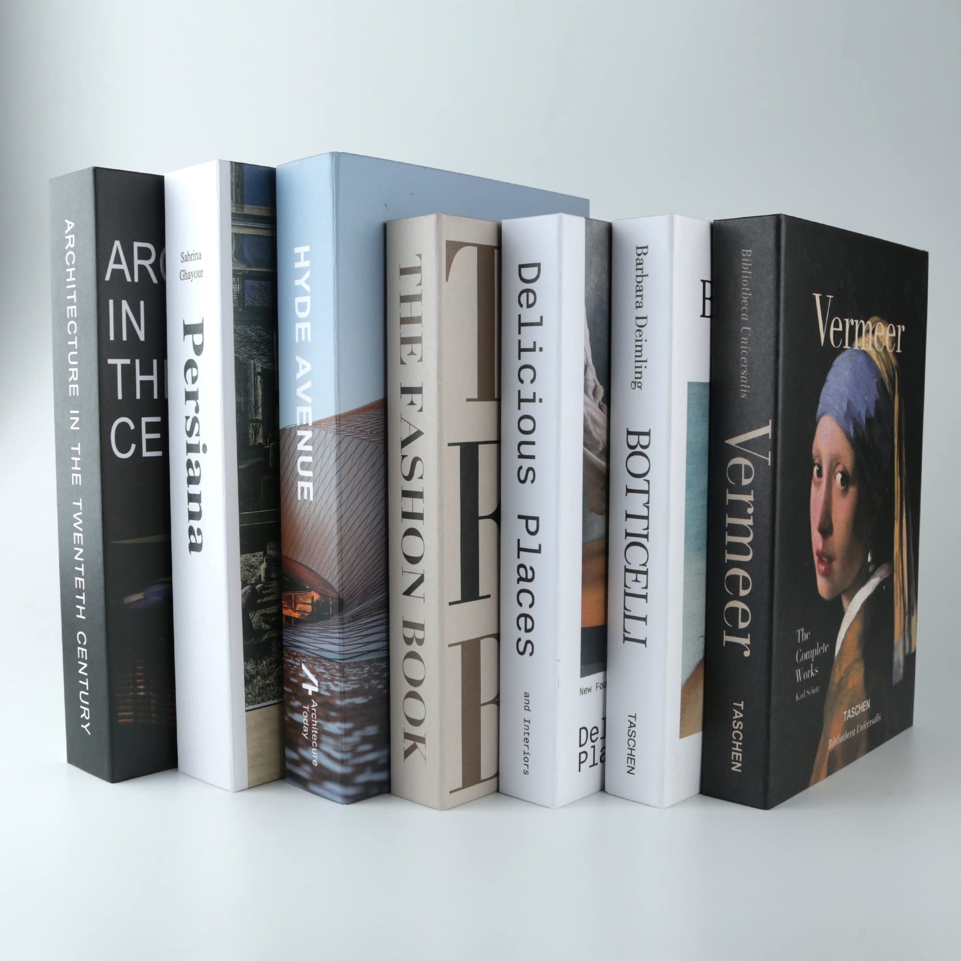 PTShadow 7 Pcs Decorative Books for Home Decor, Black and WhiteShelf Decor Accents Library Decor for Home Sweet Stacked Books