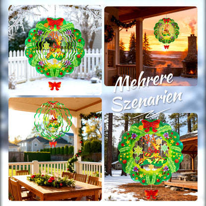 3D Deer Wind Chimes Outdoor Colourful Windchime for Garden & Patio – Multicolour