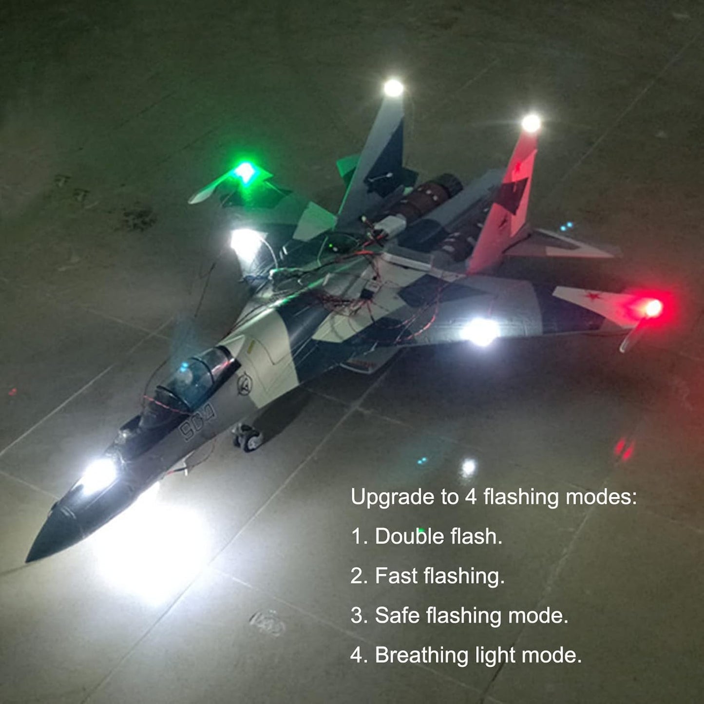 Drone LED Strobe Lights Wireless Anti-Collision 3-Pack for RC Aircraft – 3pcs