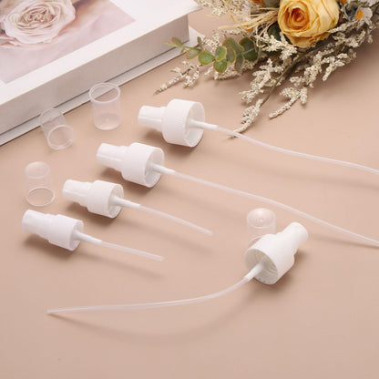 Spray Bottle Pump Heads 50-pack 18/410 Fine Atomizer Reusable Replacement – White