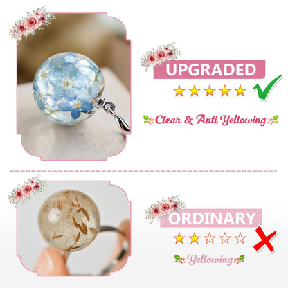 YIEHO UV Resin Clear, 400g UV Resin Hard Crystal Clear Transparent UV Epoxy Resin UV for Jewelry Making DIY Crafts