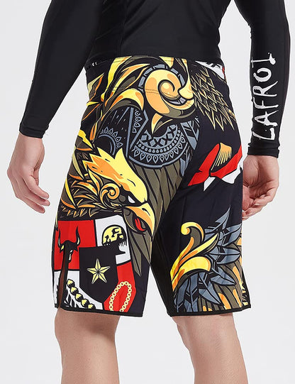Men's MMA Cross-Training Boxing Shorts with Drawstring & Pocket – LA Royal MD