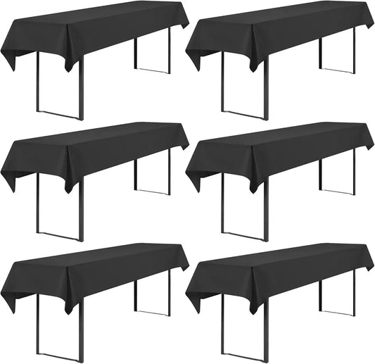 Alus galda pārklāji, 6 gab. komplekts, 100x250cm (tumši pelēks)