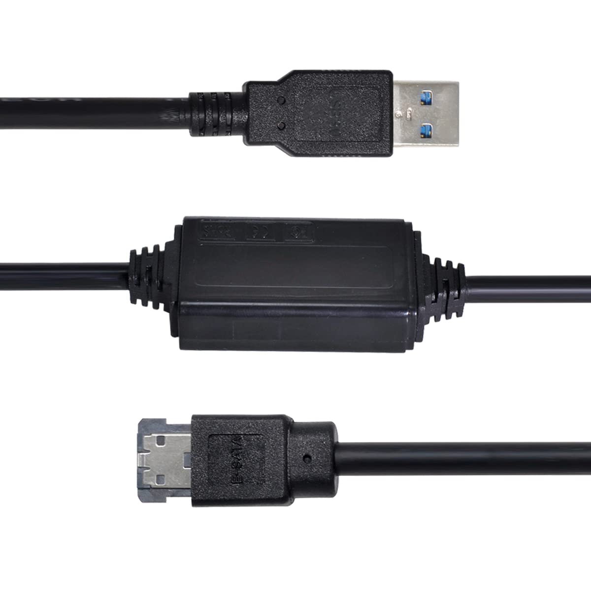chenyang USB 3.0 to Power eSATA Adapter USB to HDD/SSD/ODD Converter eSATA to USB Cable 1.0M