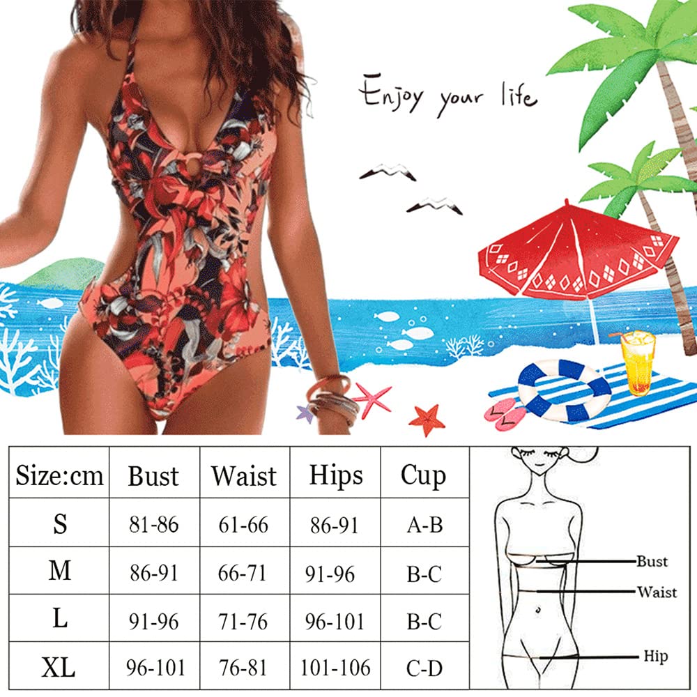 DURINM Tummy Control Monokini Swimwear – Black