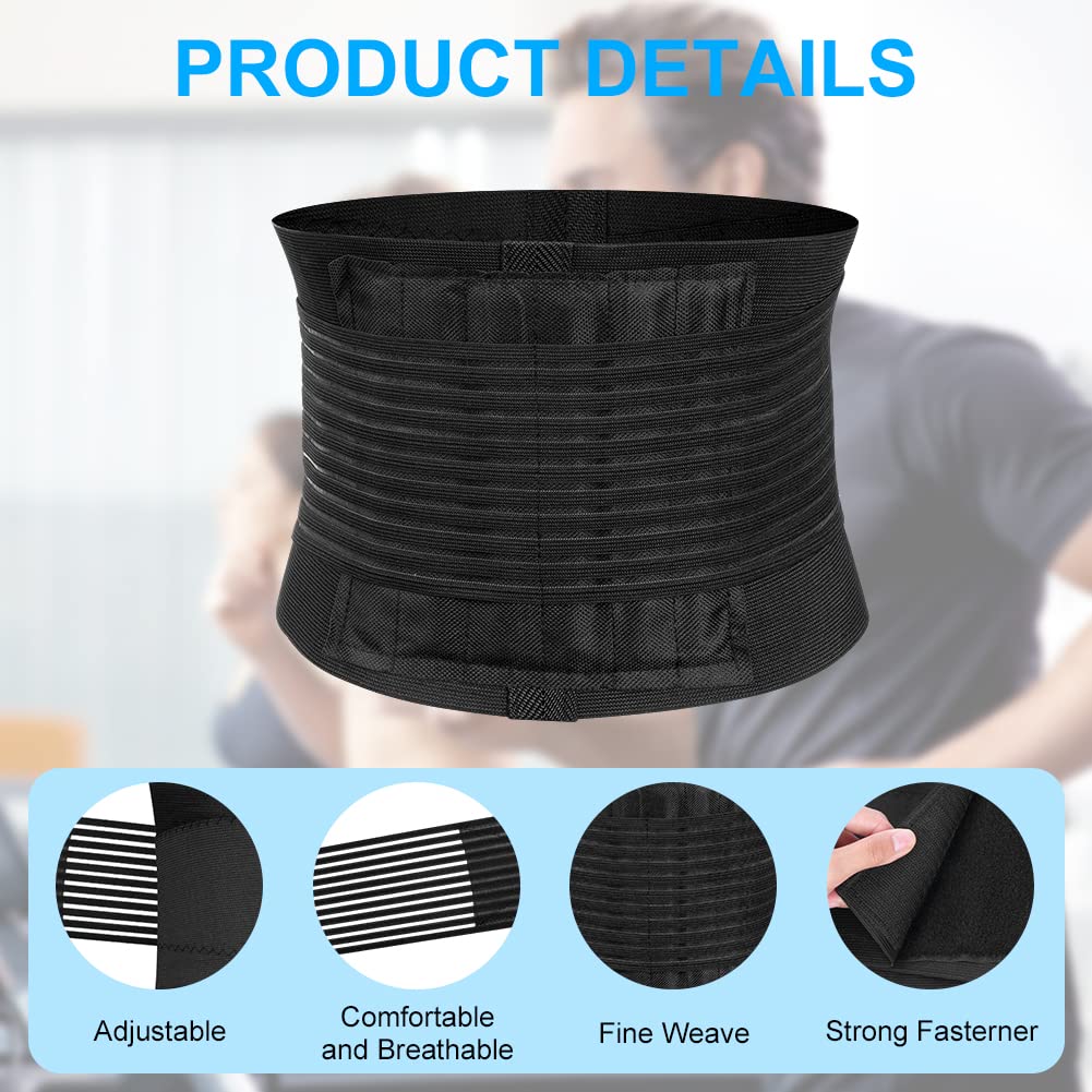 ACWOO Back Brace Back Support Belt for Men and Women, Breathable Back Belt, Back Support for Sports Back Brace Relieves Back,