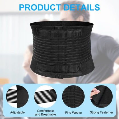 ACWOO Back Brace Back Support Belt for Men and Women, Breathable Back Belt, Back Support for Sports Back Brace Relieves Back,