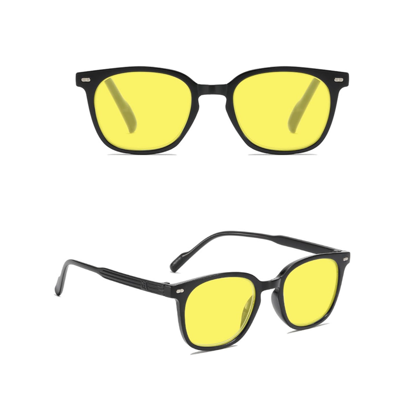 Polarized Anti‑Glare Yellow Lens Glasses for Driving & Cycling – Yellow