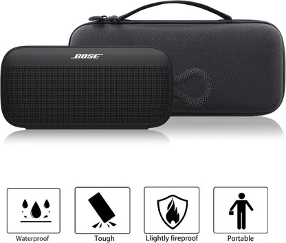 Khanka cietais futrālis Bose SoundLink Plus skaļrunim (melns)