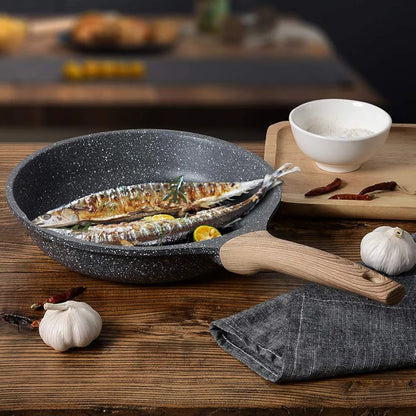 ZUOFENG pretpiedeguma panna 20cm, granīta pārklājums