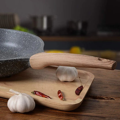 ZUOFENG pretpiedeguma panna 20cm, granīta pārklājums