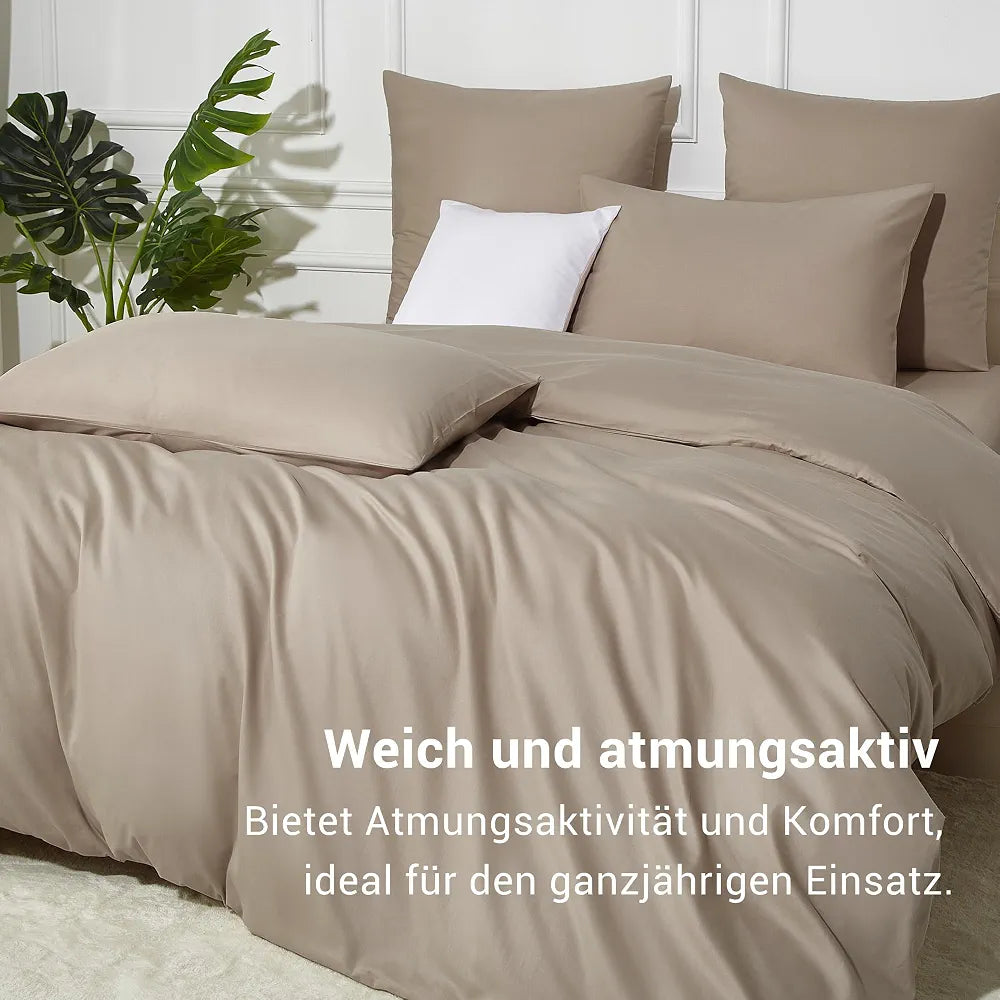 Luofanfei gultas veļas komplekts 200x200cm, elpojošs, negludināms