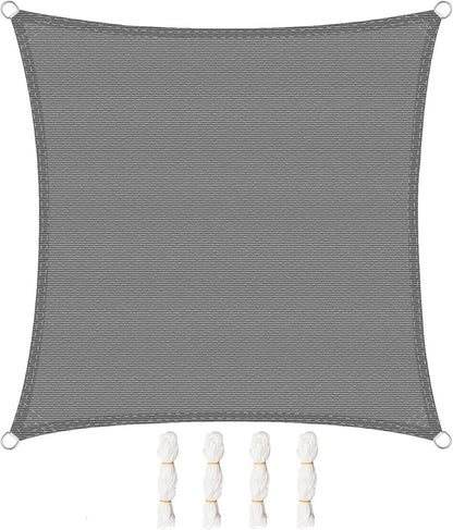WOLTU GZS1188GR8 Saules Aizsargbura 5 × 5 m – Pelēka
