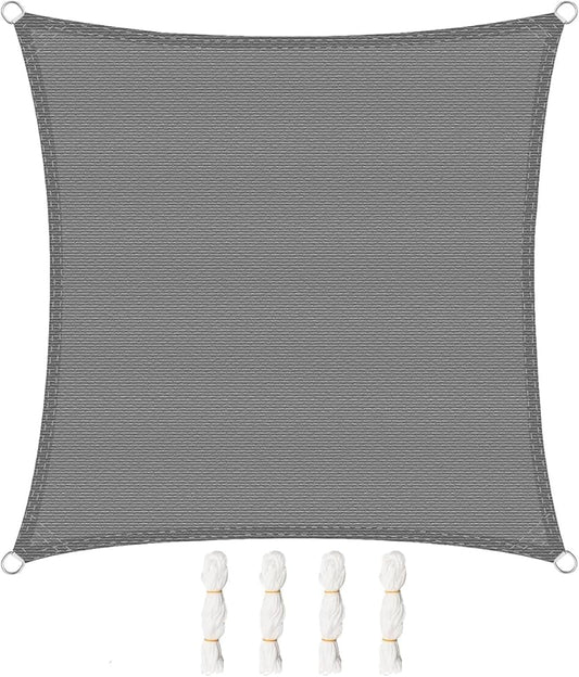 WOLTU GZS1188GR8 Saules Aizsargbura 5 × 5 m – Pelēka