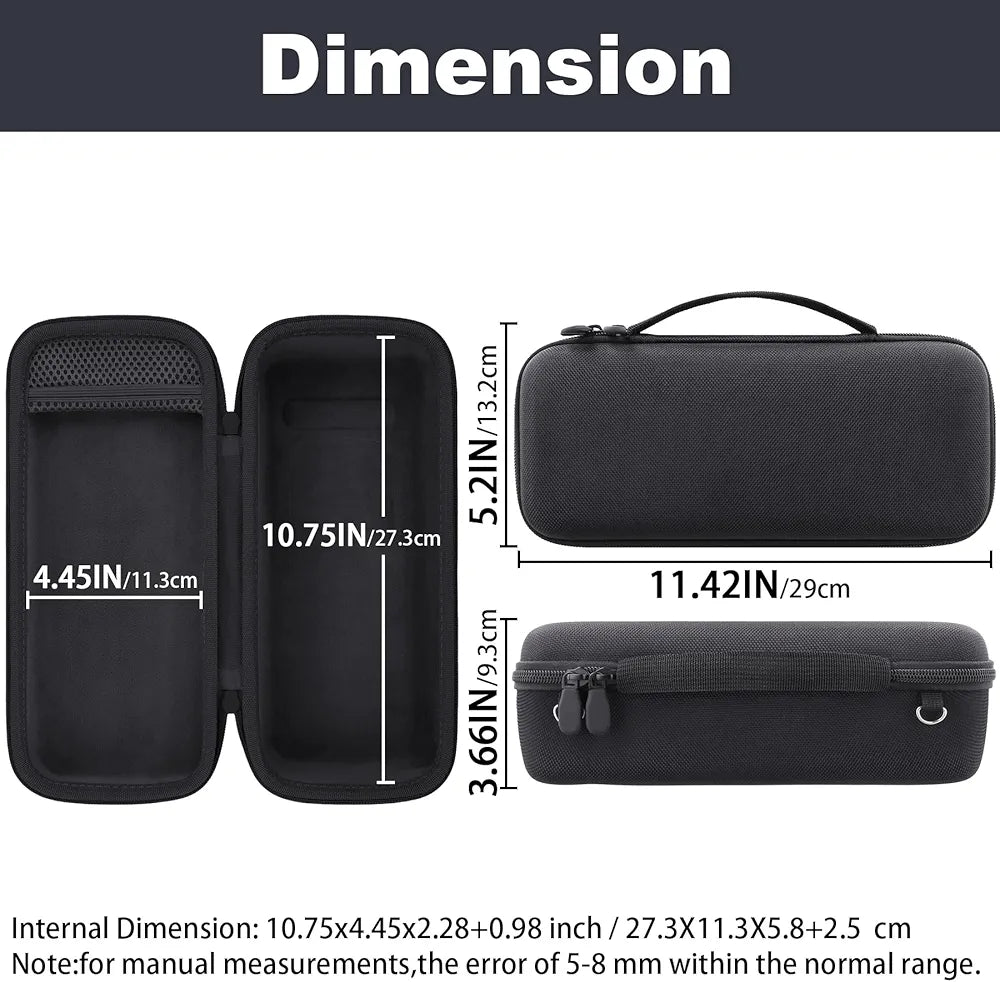 Khanka cietais futrālis Bose SoundLink Plus skaļrunim (melns)