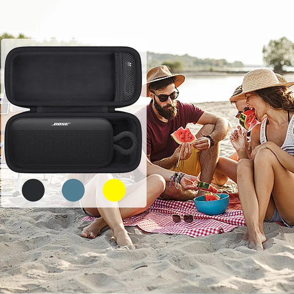Khanka cietais futrālis Bose SoundLink Plus skaļrunim (melns)