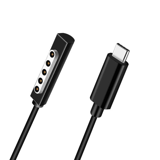 USB C Charging Cable for Surface RT & Pro 1 2 (Black, 1.8 Feet), works with 15V/3A 45W USB-C Charger Compatible with