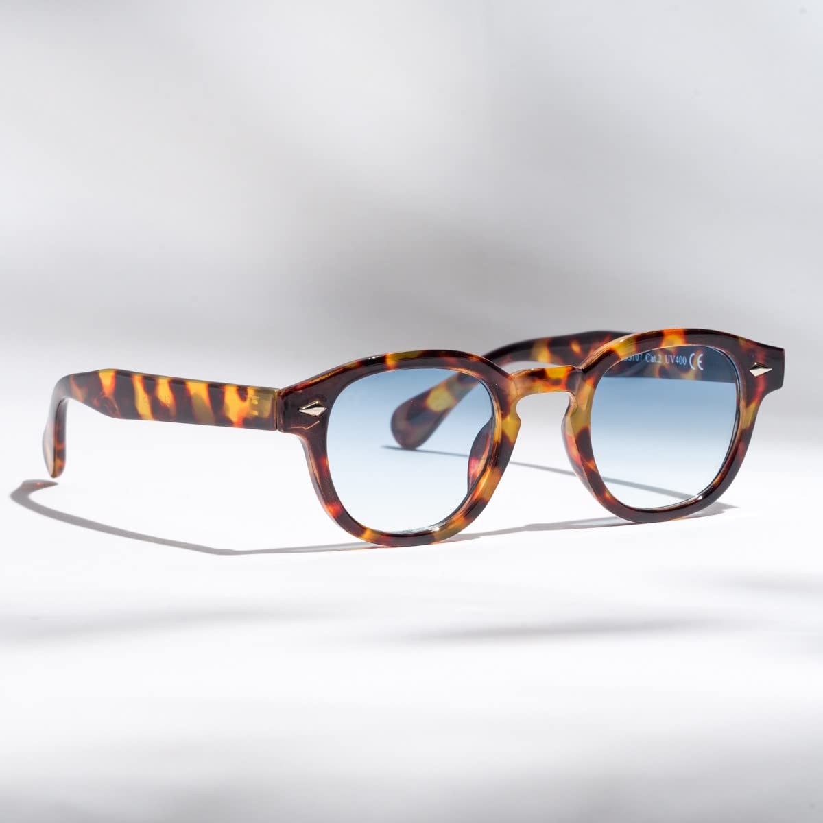 Moscot-Style Retro Sunglasses DEPP Smoke Gradient Unisex Vintage Frame – Smoke