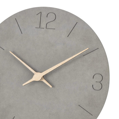 Warminn MDF Wooden Wall Clock Without Ticking Noise Silent Modern 30cm Quartz Large Battery Operated Wall Clock Easy to Read