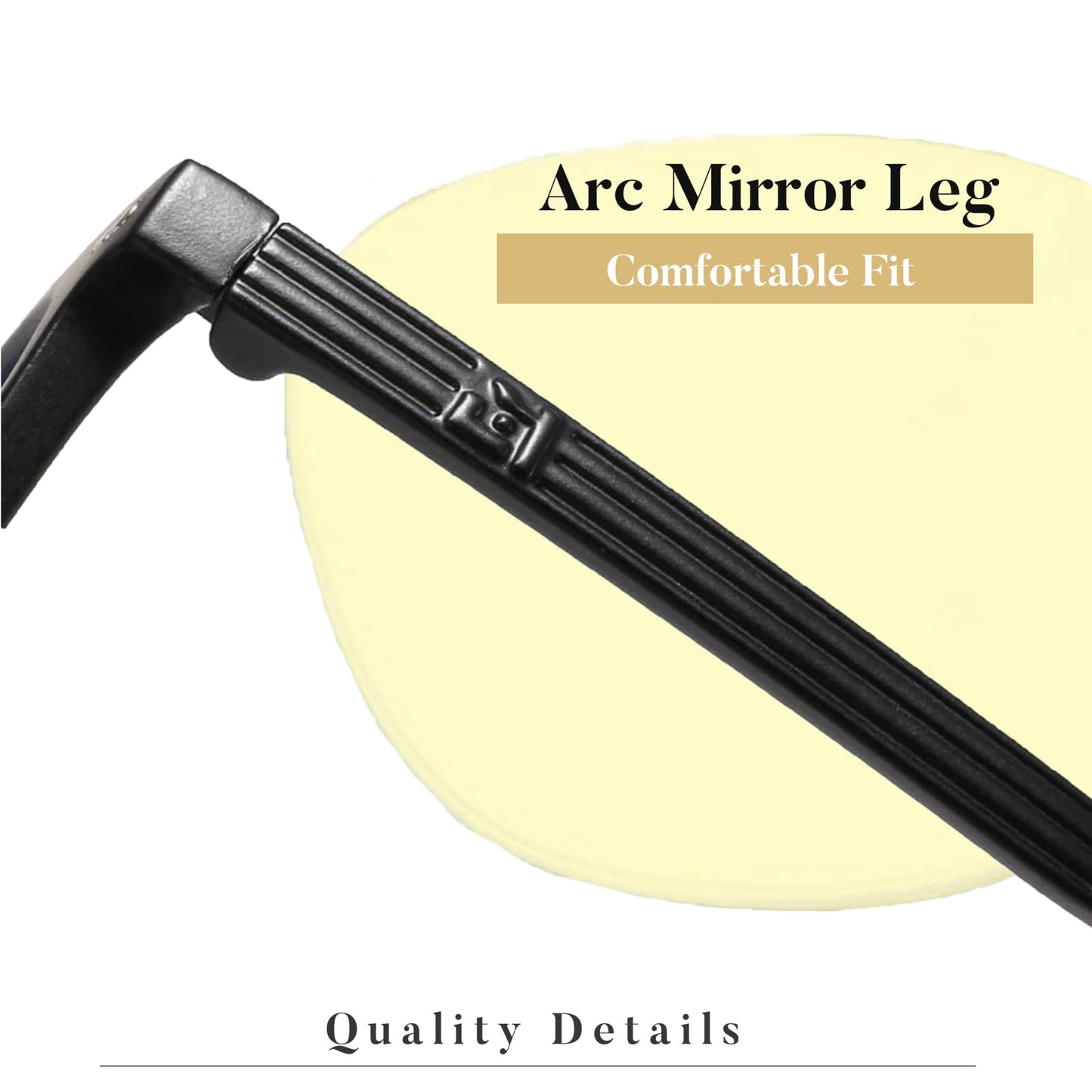 Polarized Anti‑Glare Yellow Lens Glasses for Driving & Cycling – Yellow