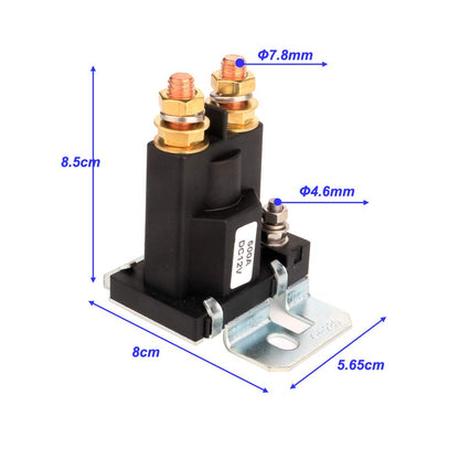 Gebildet 4-pin heavy-duty high-current relay battery isolator 12V DC 500A vehicle SPST contactor double isolator ON/Off