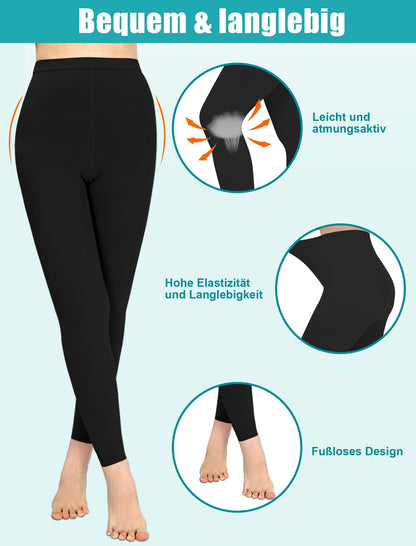 Medical Compression Tights Graduated Support 15-20 mmHg – Toeless for Pregnancy