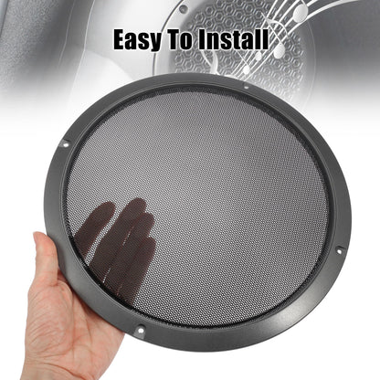 Audio Speaker Grille 10-inch Titanium 285×13mm Replacement Car Speaker Cover – Titanium
