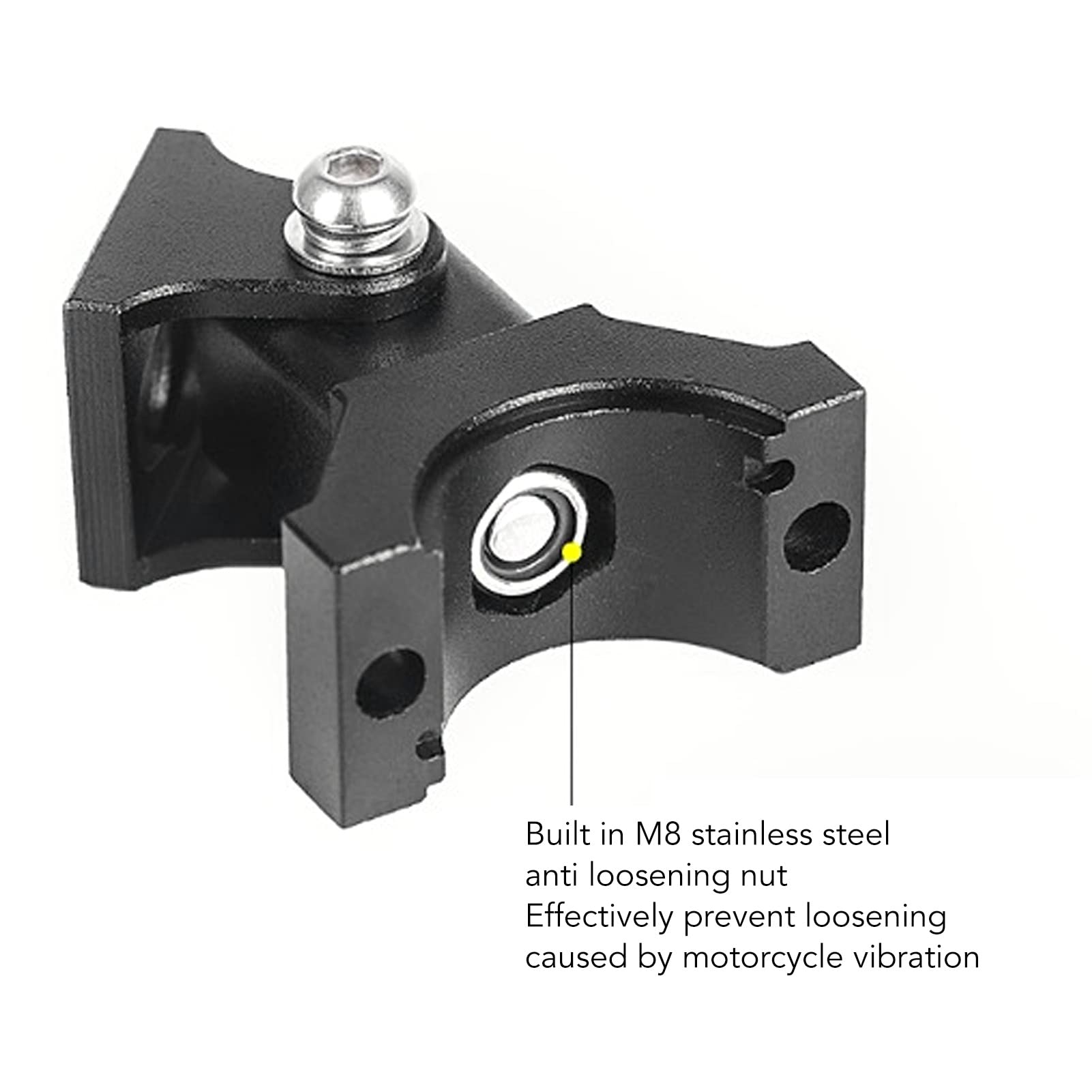 Motorcycle Adjustable Headlight Clamp Bracket M5 18–30mm for Motocross ATV UTV – 2pcs