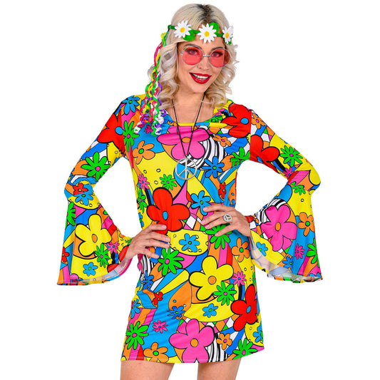 W WIDMANN MILANO 60s Groovy Costume – Hippie Carnival Outfit