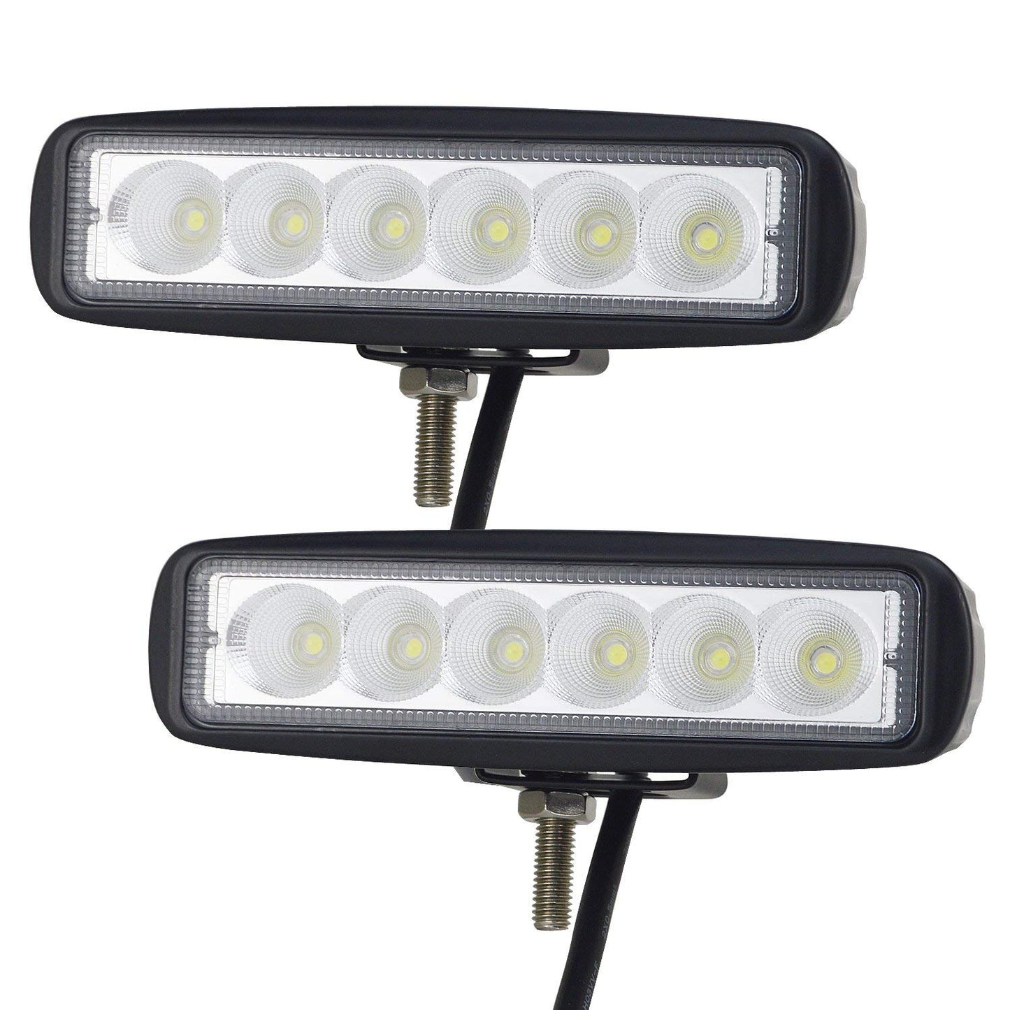 LED Off-Road Headlights 18W Waterproof Auxiliary Lights for Trucks & SUVs – 6 Inch