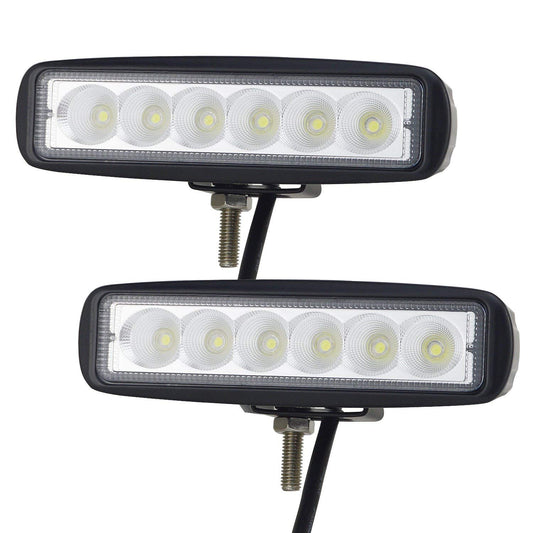 LED Off-Road Headlights 18W Waterproof Auxiliary Lights for Trucks & SUVs – 6 Inch