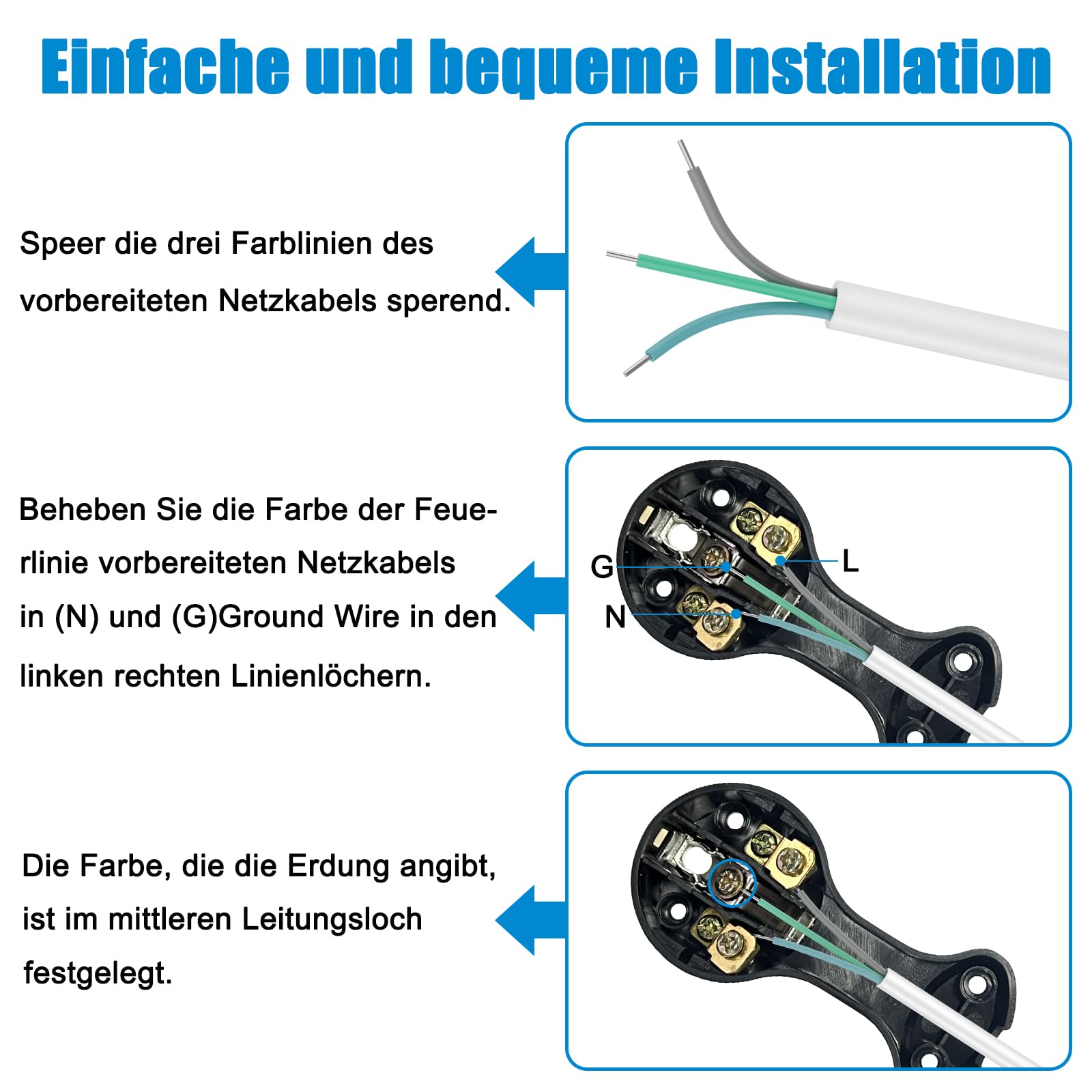 Extra-Flat Angled Schuko Plug 2-Pack 16A 250V Folding Handle for 3x1.5mm² Cables – Black