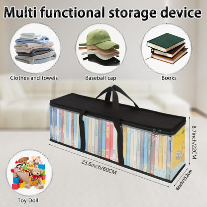 Baseball Cap Storage Organizer Transparent Dustproof Bag Holds 40 Hats – Clear