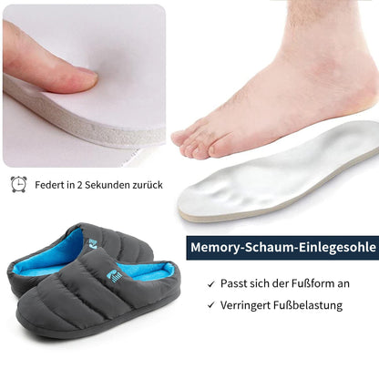 RockDove Men's Campground Memory Foam Down Slippers – Hunter Green EU 46/47