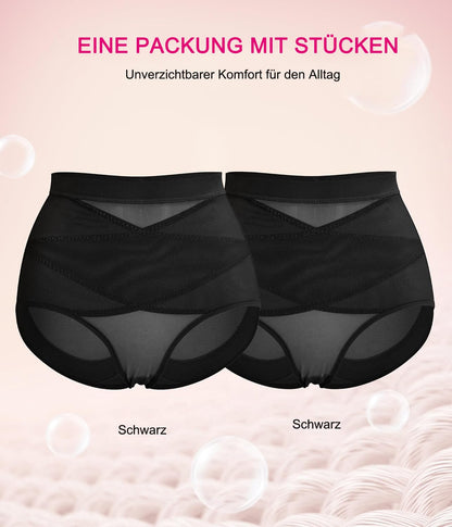 Women's Shapewear Briefs 2-Pack Tummy Control Low Waist Figure Shaping