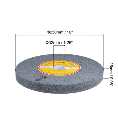 Grinding Wheel 250x32x25mm 80 Grit Brown Corundum – For Steel