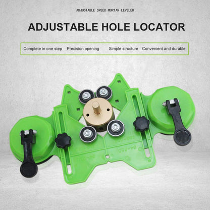 POHOVE Drill Hole Saw Guide Jig, 4-83mm Adjustable Diamond Hole Cutter Centering Locator Holder with Vacuum Suction Cup