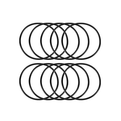 NBR O-rings 80x74x3mm Pack of 10 Rubber Sealing Gaskets – Black