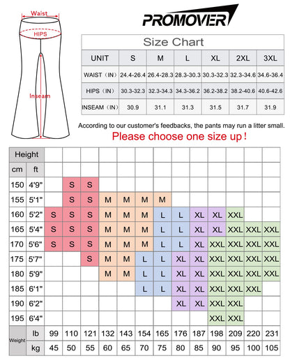 Women’s High-Waist Bootcut Yoga Pants Tummy Control with Pockets