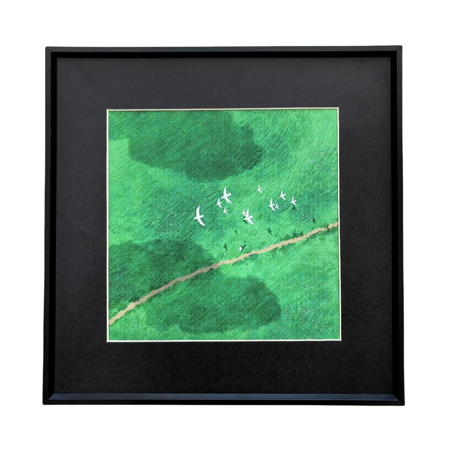 Canvas Wall Art with Metal Frame 30 x 30 cm – Style B