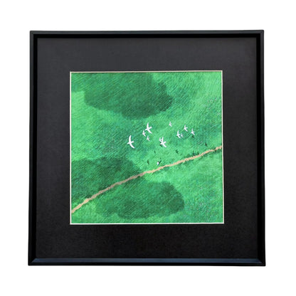 Canvas Wall Art with Metal Frame 30 x 30 cm – Style B