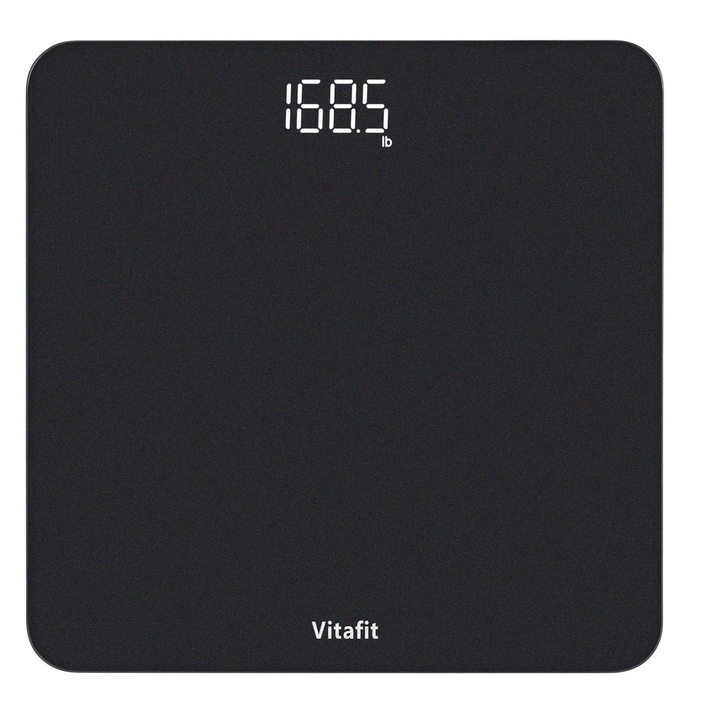 Vitafit Digital Bathroom Scale, High Accuracy, LED Display, Step-On Function, 182 kg Capacity, 3 x AAA Batteries Included,